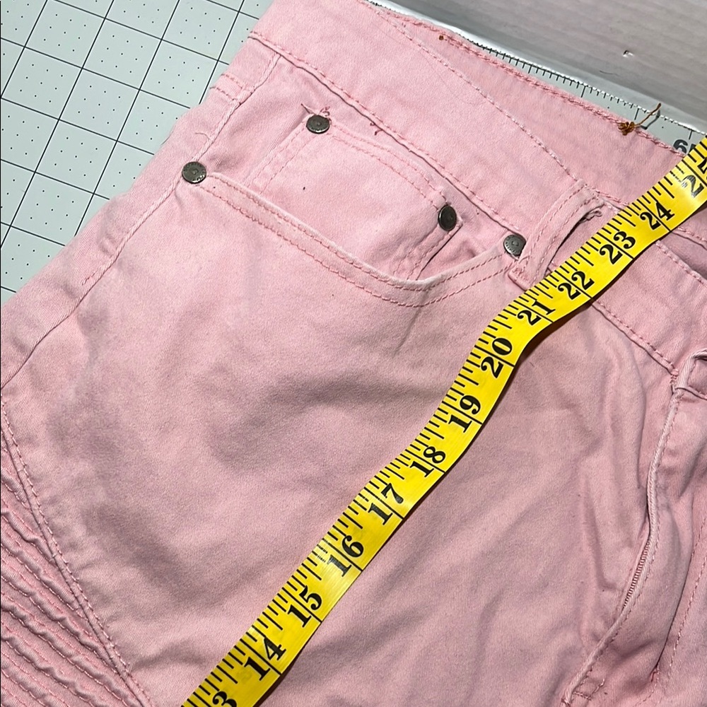 Men's Pink Moto Shorts - Picture 7 of 7